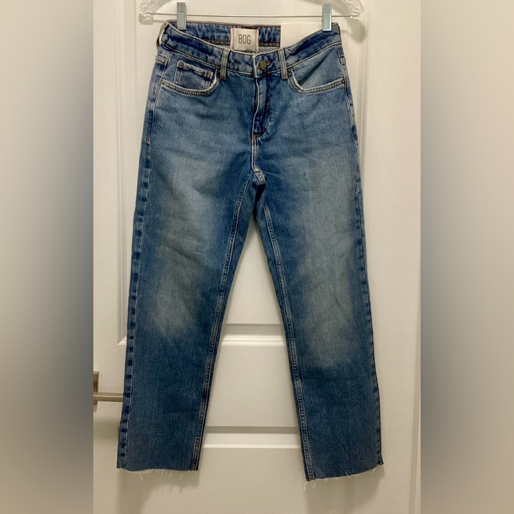 BDG Light Blue Cropped Cowboy Jean Size 25